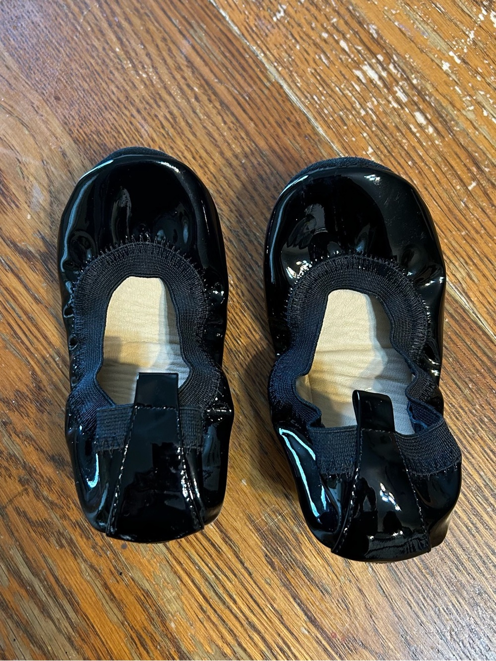 Kids Black Patent Ballet Flats Yosi samra size 10c